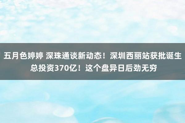 五月色婷婷 深珠通谈新动态！深圳西丽站获批诞生 总投资370亿！这个盘异日后劲无穷