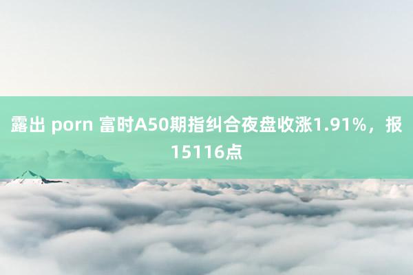 露出 porn 富时A50期指纠合夜盘收涨1.91%，报15116点