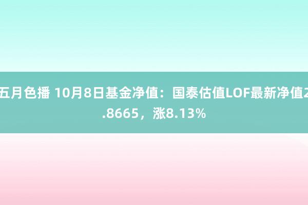 五月色播 10月8日基金净值：国泰估值LOF最新净值2.8665，涨8.13%