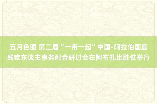 五月色图 第二届“一带一起”中国-阿拉伯国度残疾东谈主事务配合研讨会在阿布扎比胜仗举行