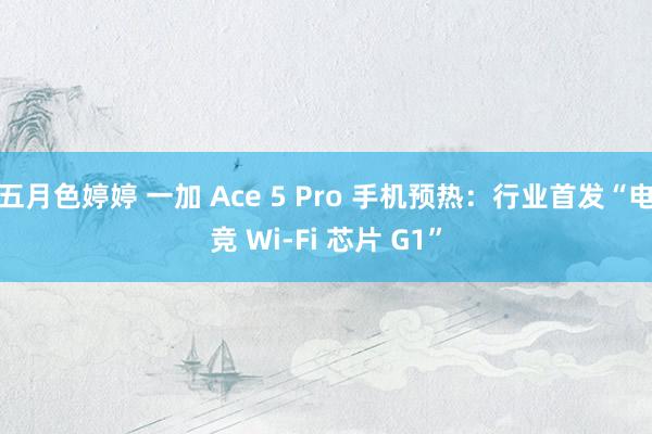 五月色婷婷 一加 Ace 5 Pro 手机预热：行业首发“电竞 Wi-Fi 芯片 G1”